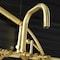 Aqua Vintage AE8457DL Wall Mount Clawfoot Tub Faucet, Brushed Brass AE8457DL - alternate 4